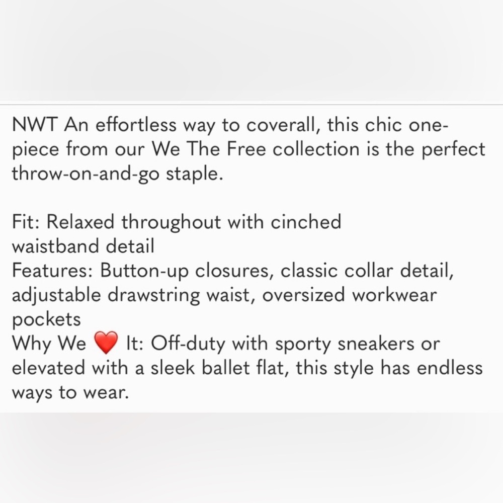 Free People Edison Wide Leg Coverall - Picture 9 of 9